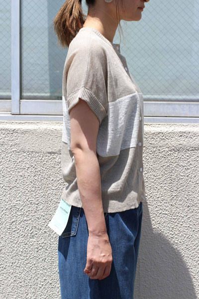 2WAYニットカーディガン ホワイト