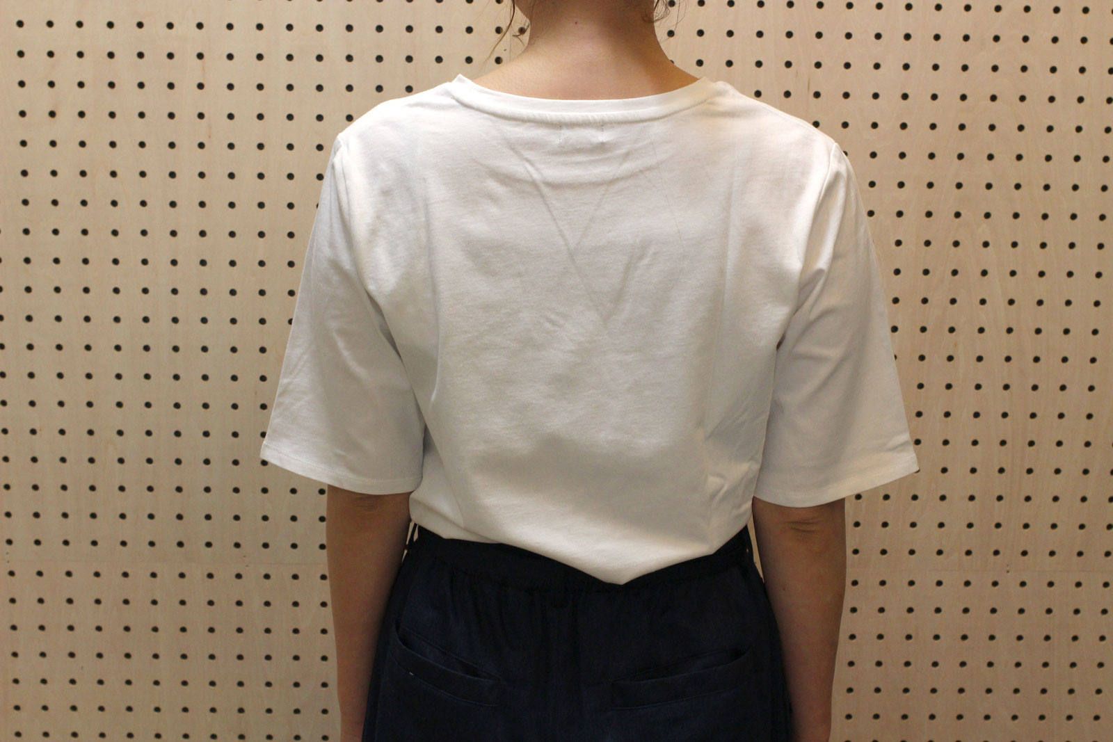 5分袖Tシャツ ブラックボーダー