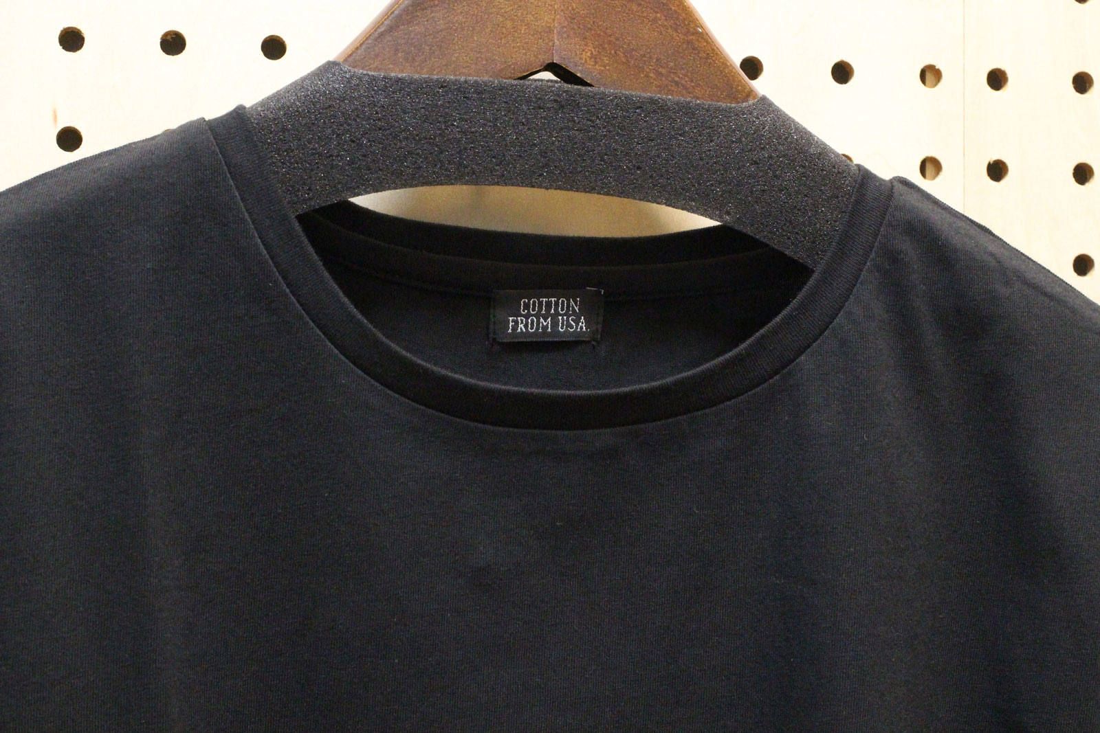 5分袖Tシャツ ブラック