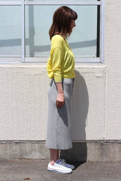 コットンニットカーディガン ネイビー