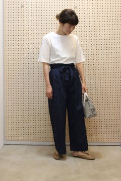 5分袖Tシャツ ホワイト