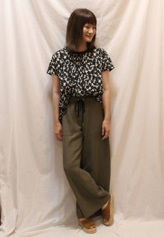 ローンミラクルソフトプリントプルオーバー
