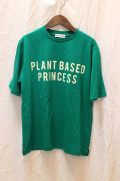 フォントプリントTシャツ グリーン