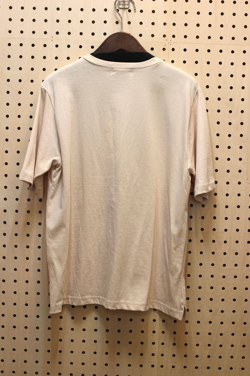 フォントプリントTシャツ ベージュ