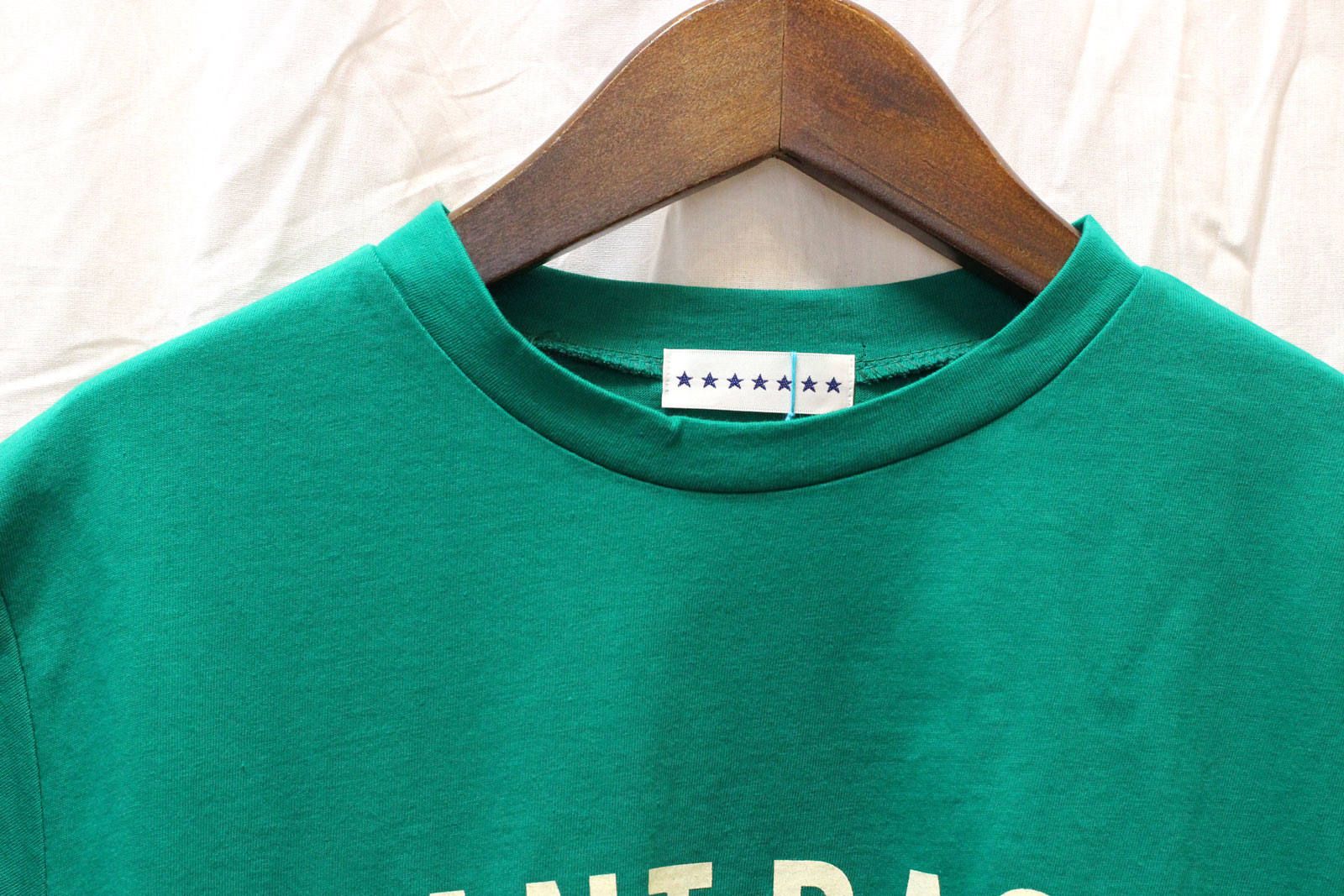 フォントプリントTシャツ グリーン