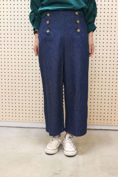デニムマリンパンツ ブルー
