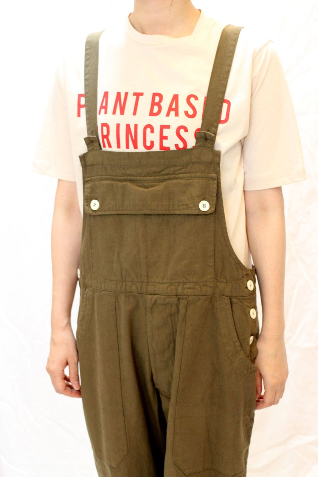 フォントプリントTシャツ グリーン