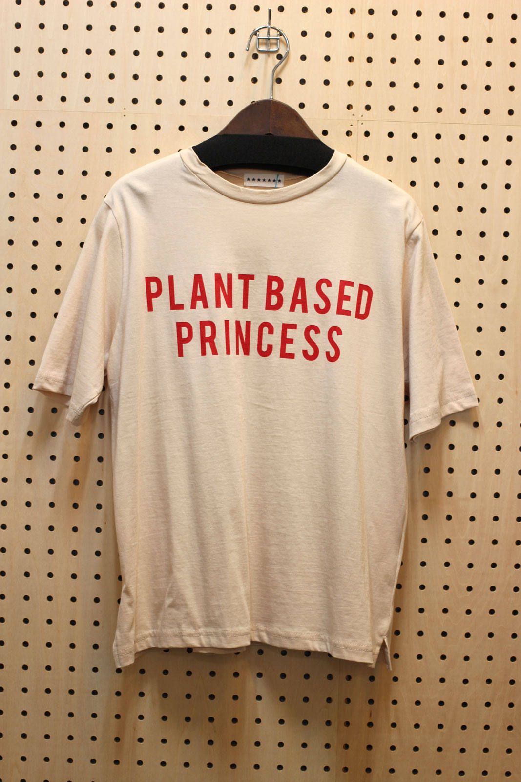 フォントプリントTシャツ ベージュ