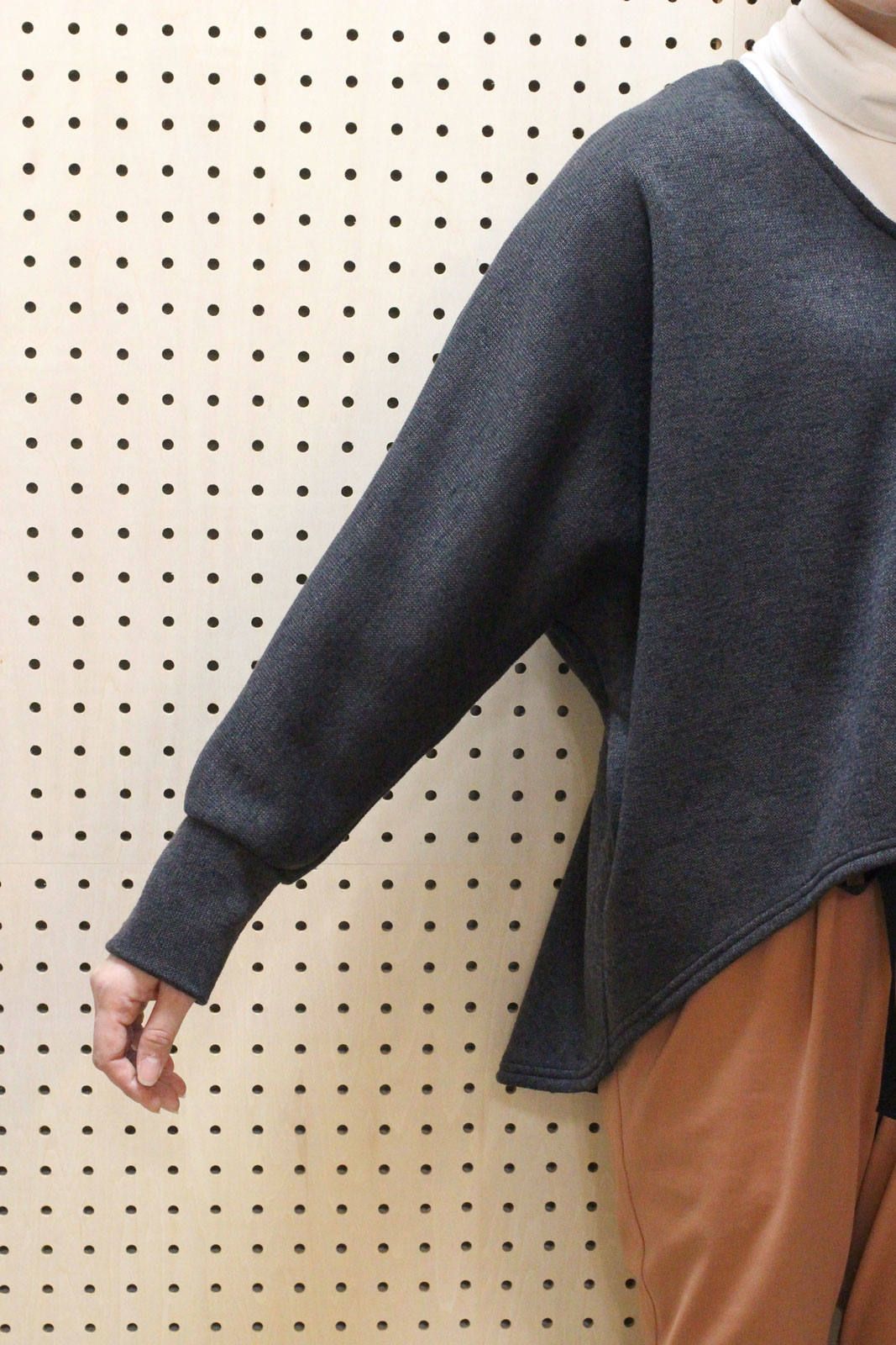 ドルマンカーディガン チャコールグレー