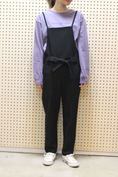 ウールライクツイルサロペット