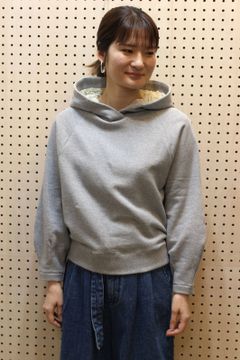 フードチュール裏毛プルオーバーパーカー