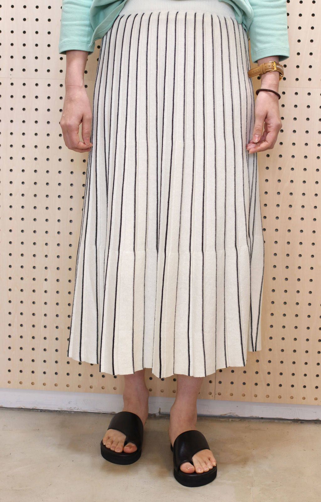 厚底サンダル ブラック