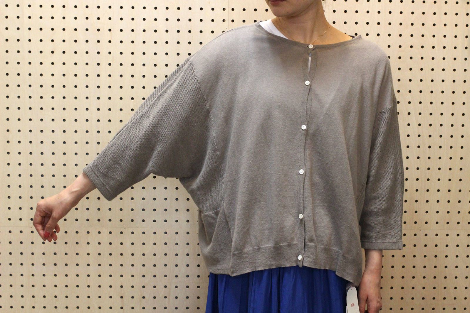 リネンコットン2WAYプルオーバー