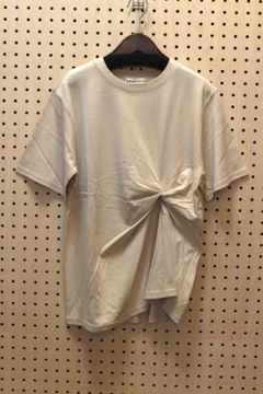 ツイストTシャツ ベージュ