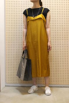 フロスターツイルキャミワンピース マスタード