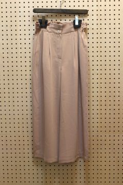 月ボタンワイドパンツ ベージュ