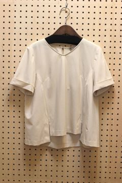 リネコ2WAYハーフスリーブブラウス ベージュ