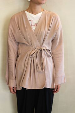 カシュクールブラウス ベージュ