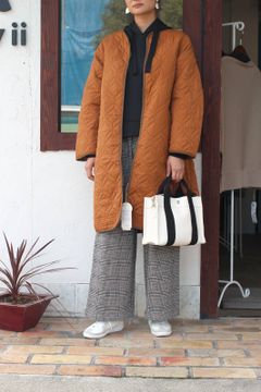 キルトコート ベージュ