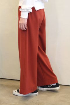 コスミカルウォームワイドパンツ ブラウン