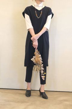 2WAYストライプワンピース ネイビー