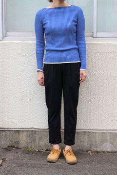 ハイテンションストレッチテーパードパンツ ブラック