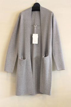 セミロングカーディガン グレー