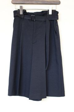 共ベルト付きショートパンツ ブラック