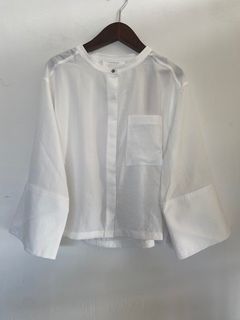 スパローン カフスポイントシャツ オフホワイト
