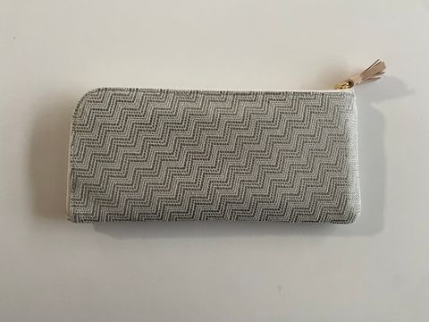 PAR2 L ZIP LONG ジグザグ 長財布 シルバー