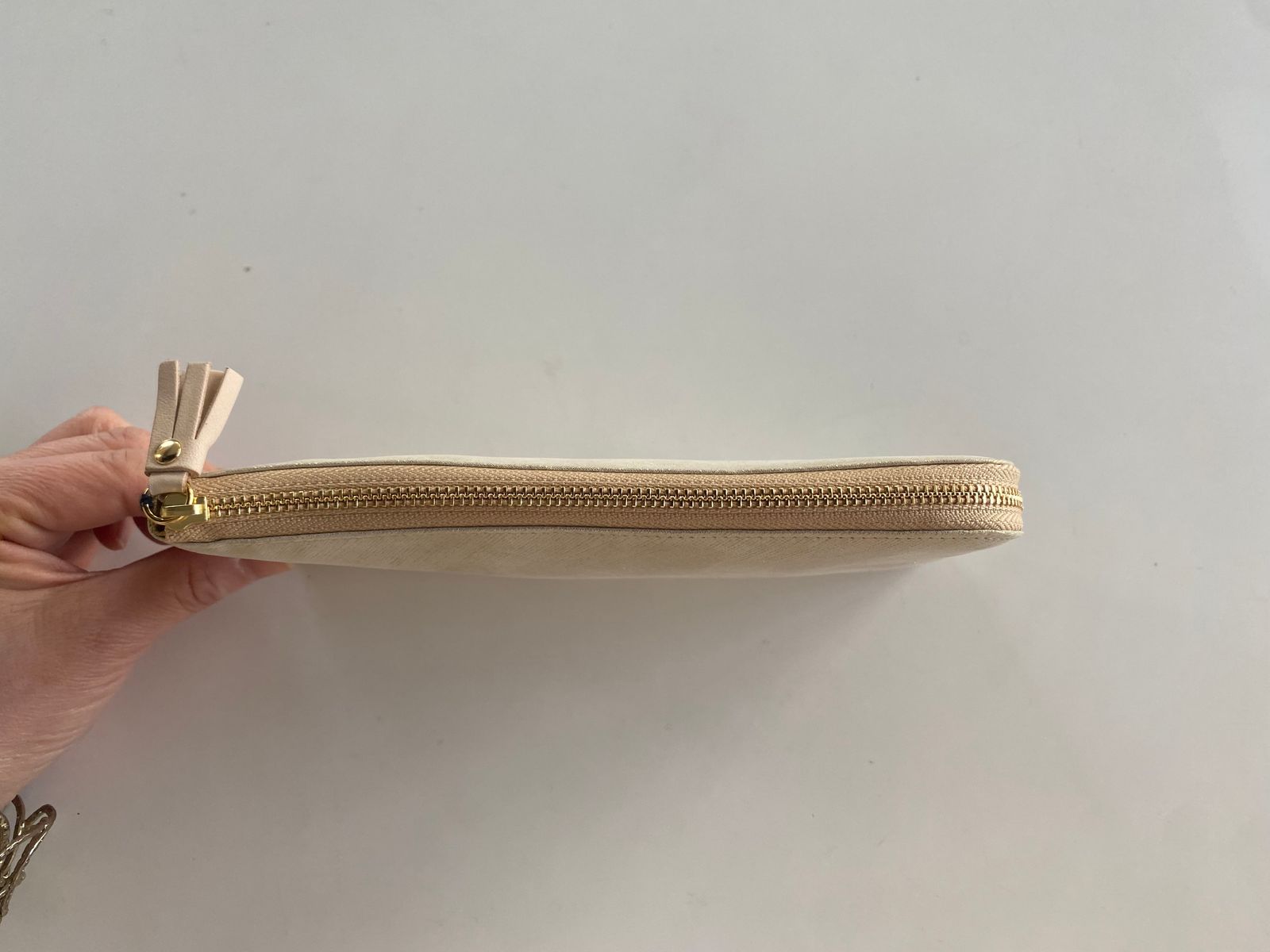 HAK L ZIP LONG 長財布 シャンパン