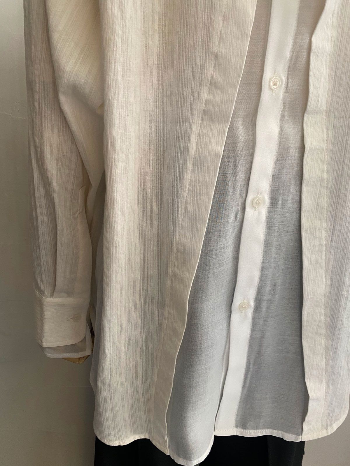 スプリングスラブ レイヤード風シャツ オフホワイト