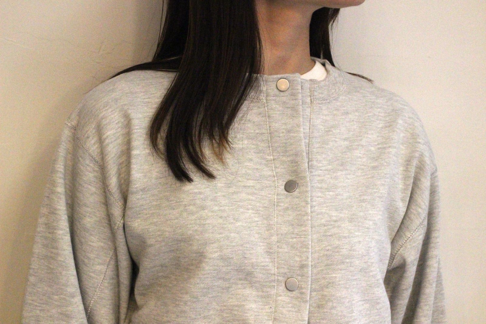 ラメステッチクルーネックカーディガン オートミール