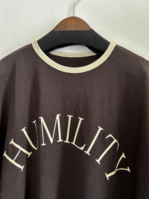 ロゴリンガーTシャツ ダークブラウン