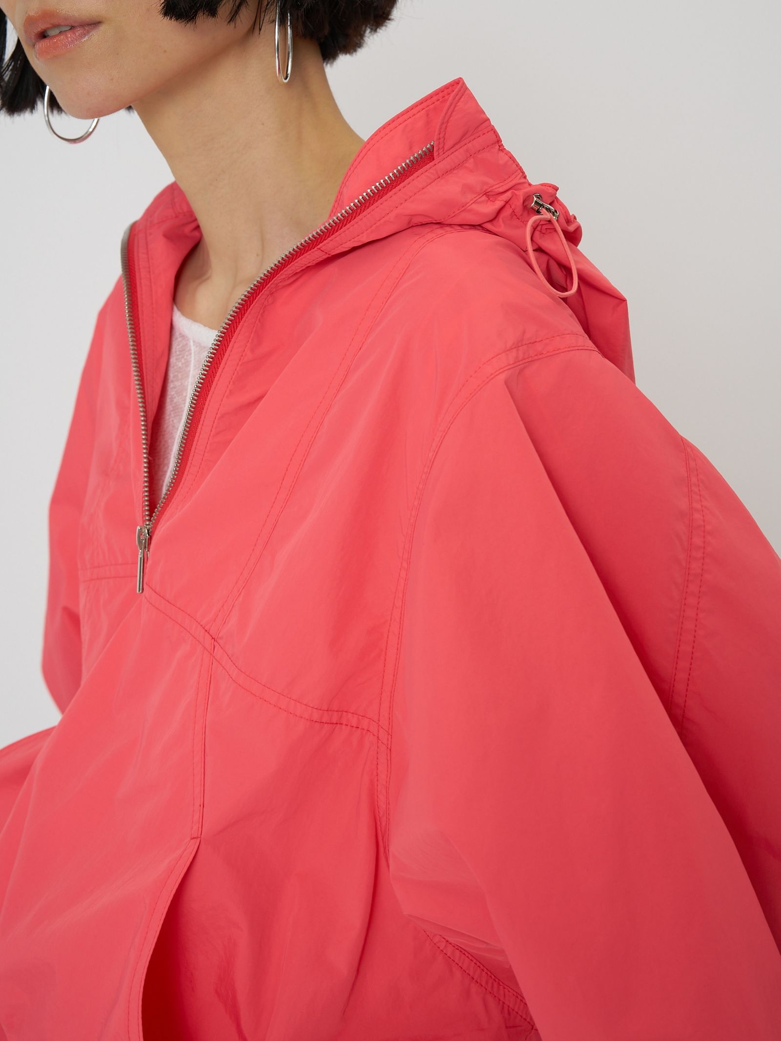 [4261-031MK] ドルマンスリーブアノラック ピンク