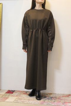 ダンボール ドロストワンピース ダークカーキ