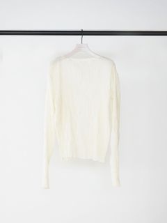 [8563-690BT] モチーフリンクルPO アイボリー