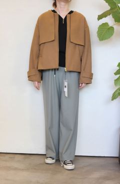 カルゼレイヤード風ジャケット キャメル