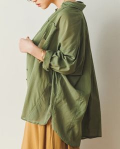 ドルマンシャツ オリーブ