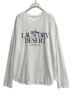 [8456-497KK] LAUNDRY発泡ロゴTee ホワイト