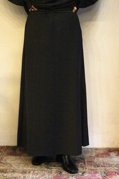 ライトダンボールフレアスカート チャコール