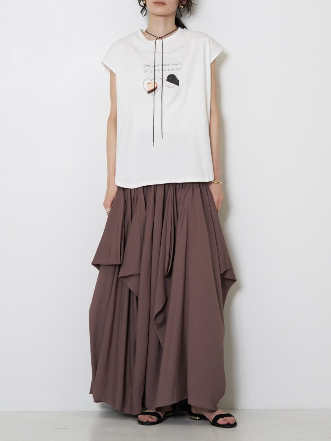 [2263-638NH] ドレーピングフォルムSK ライトグレー