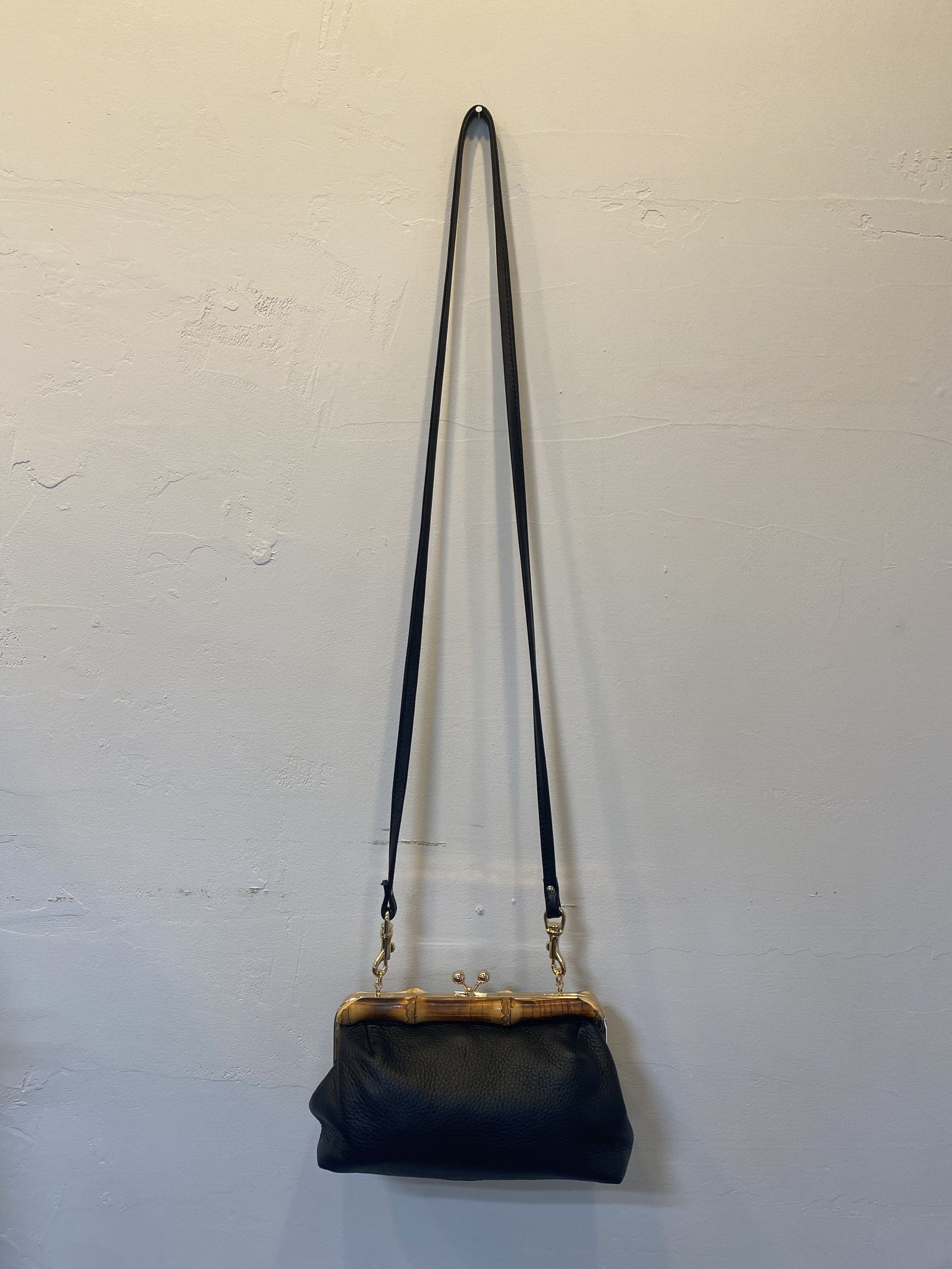 TAC SHOULDER BAG がま口 ブラック
