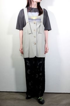 [4151-029MK] 2WAYチュニックベスト ライトベージュ