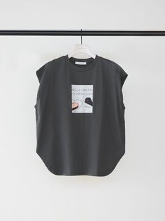 [8463-710KK] ミニPHOTOフレンチ チャコール