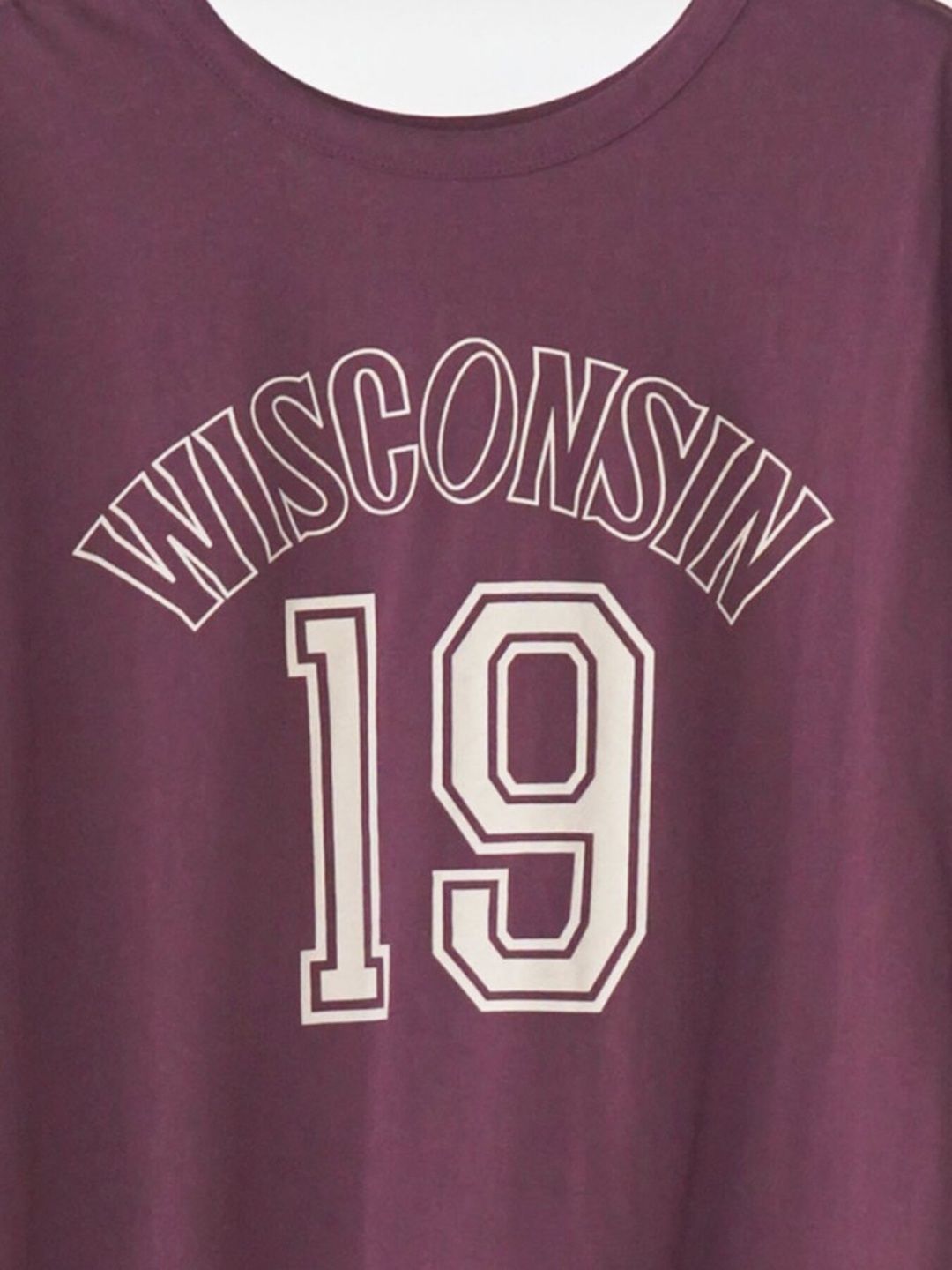 [8463-712KK] ナンバリングTEE バーガンディー