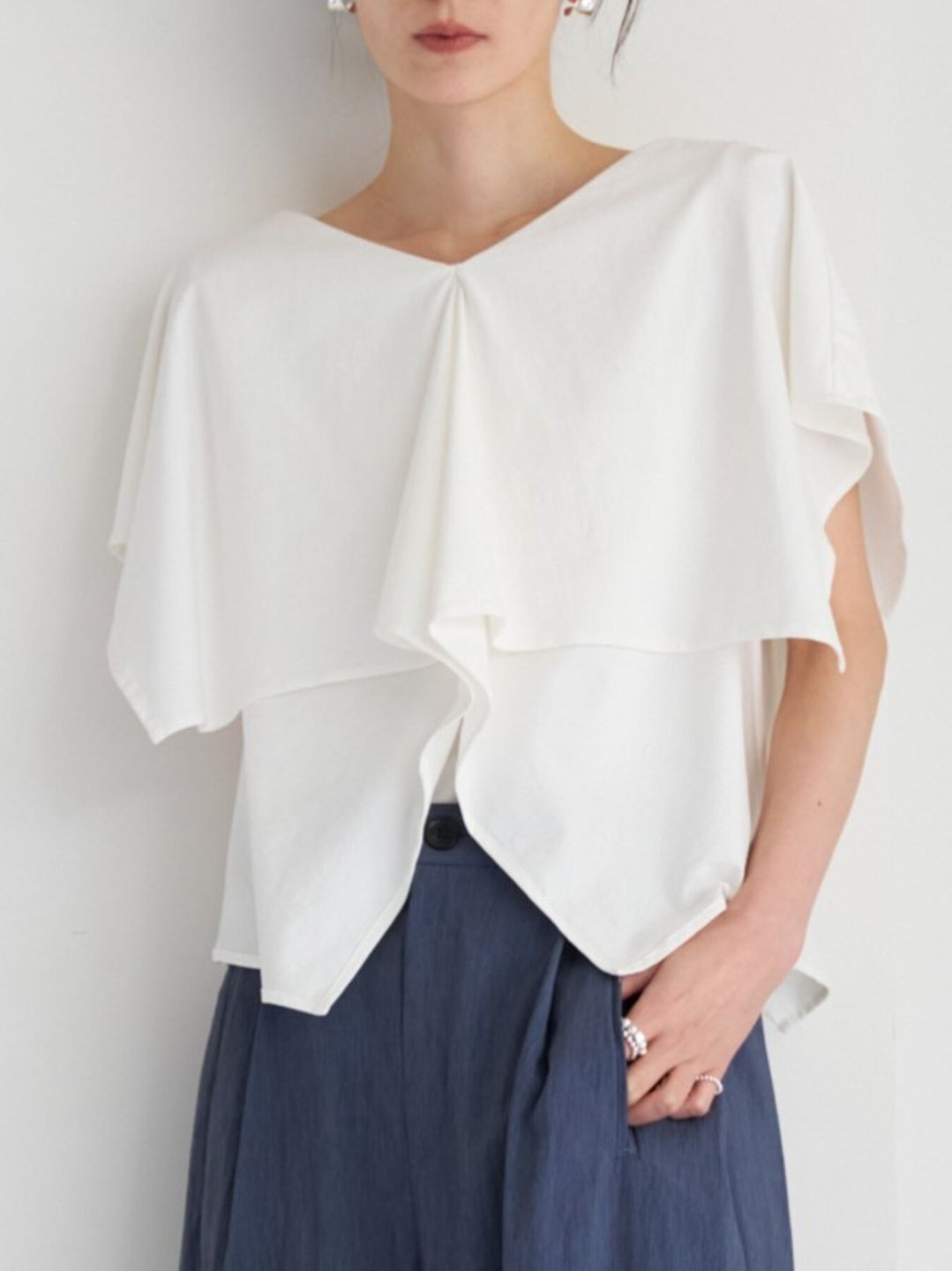 [8863-613KK] ハンカチーフカラーPO ダークグリーン