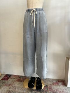 テンセルデニムワイドパンツ サックス