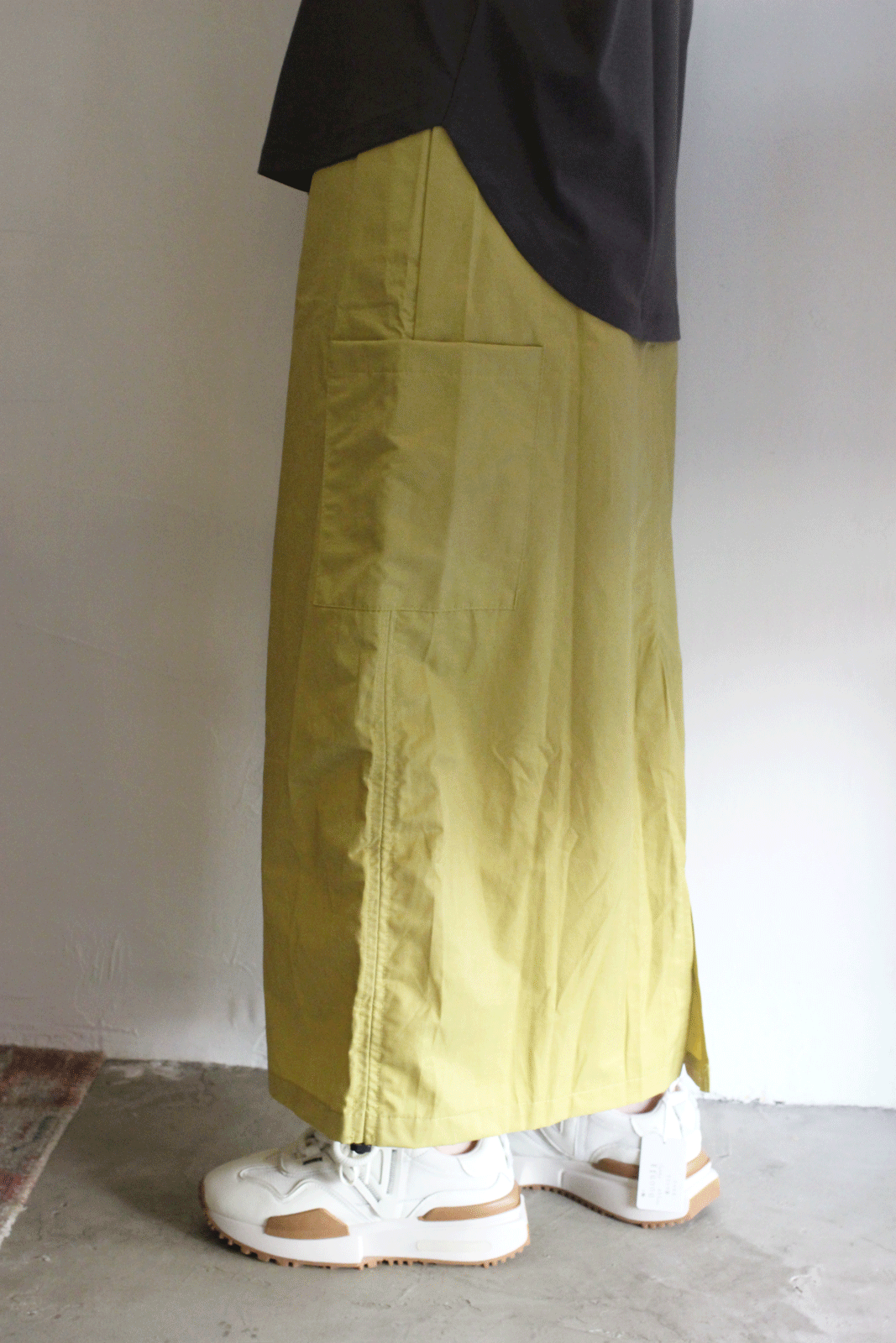 カーゴマキシスカート イエロー