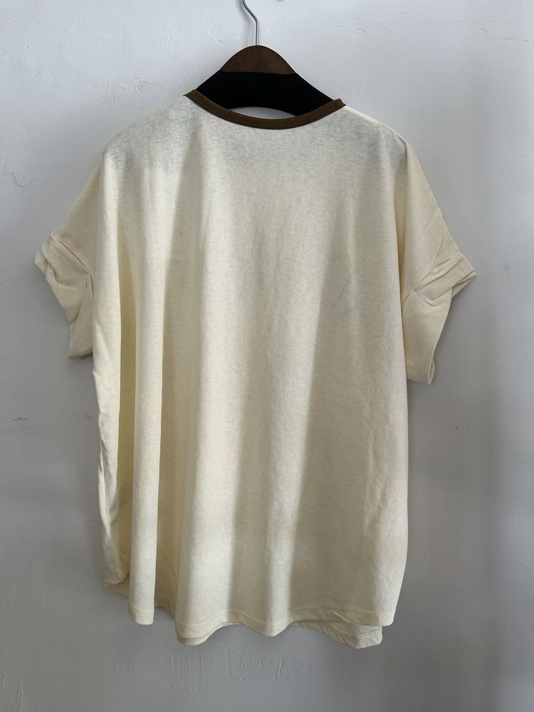 ロゴリンガーTシャツ アイボリー